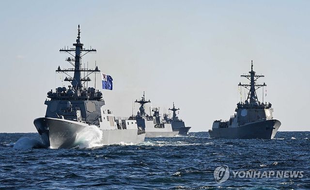 해군, 함대급 해상 기동훈련