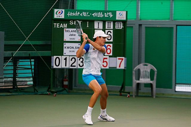 권순우의 2025년 5월 경기 모습. 