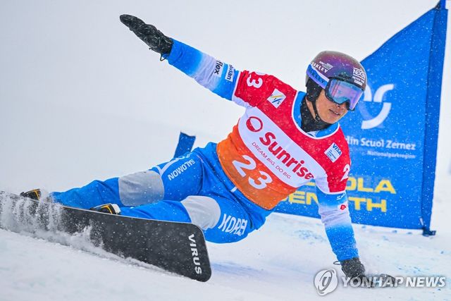 이상호의 경기 모습. 