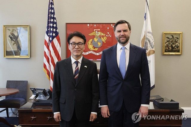 김민석 국무총리와 JD 밴스 부통령