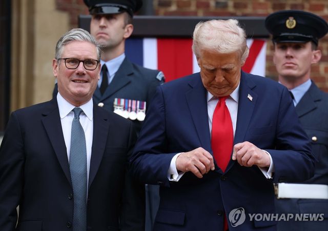 키어 스타머 영국 총리와 도널드 트럼프 미국 대통령