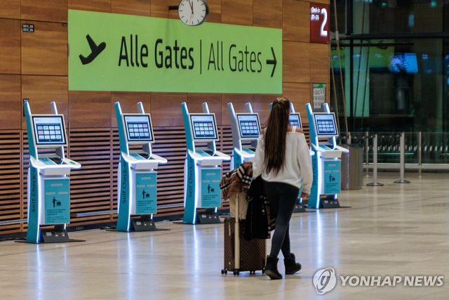 독일 베를린 브란덴부르크 공항의 모습