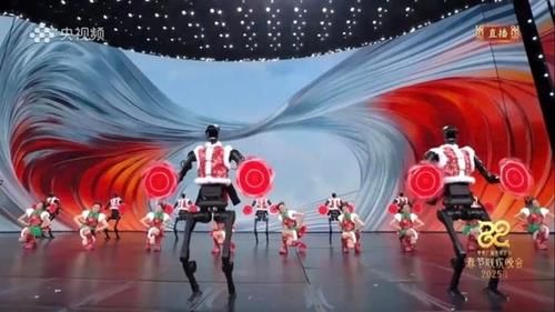 중국 휴머노이드 로봇 춘완 공연