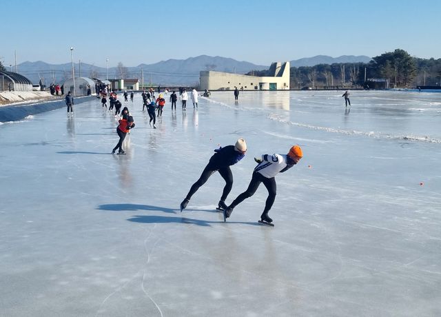 철원군 야외 스케이트장