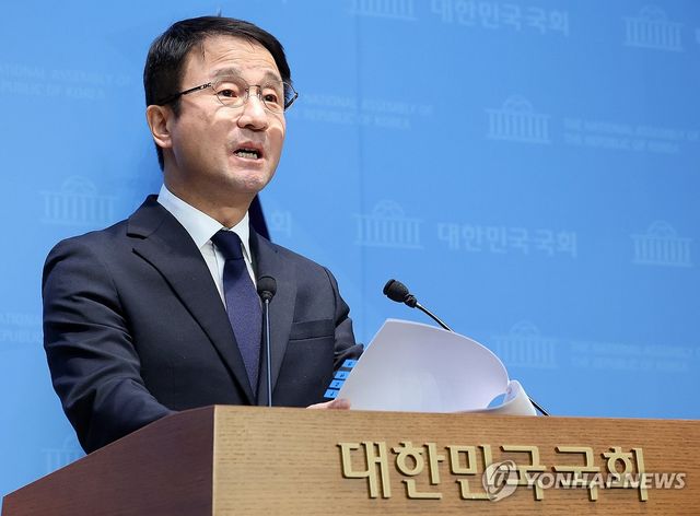 원내대표 보궐선거 출마하는 민주당 한병도 의원