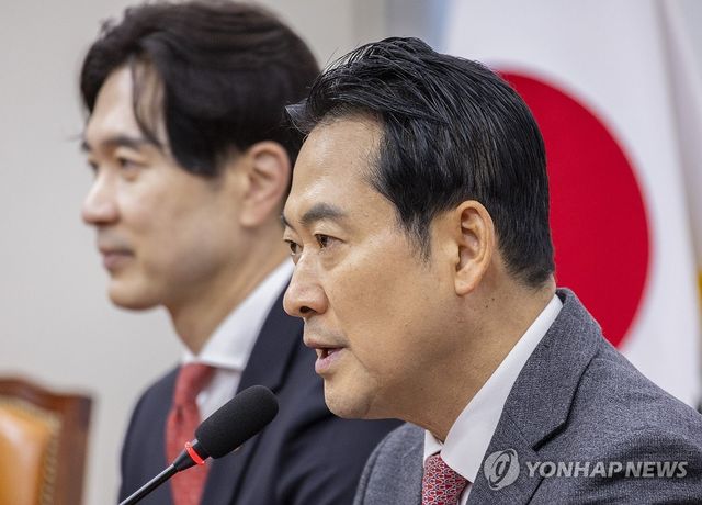 국민의힘 장동혁 대표 기자간담회