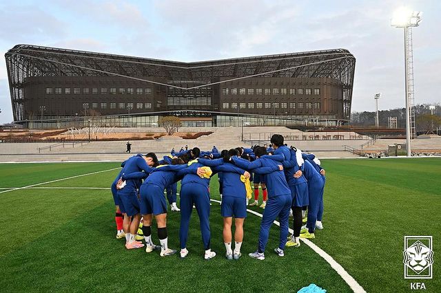 U-23 축구 대표팀 소집 훈련 장면
