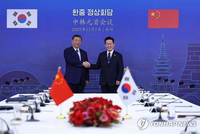 한중정상, 정상회담 기념촬영