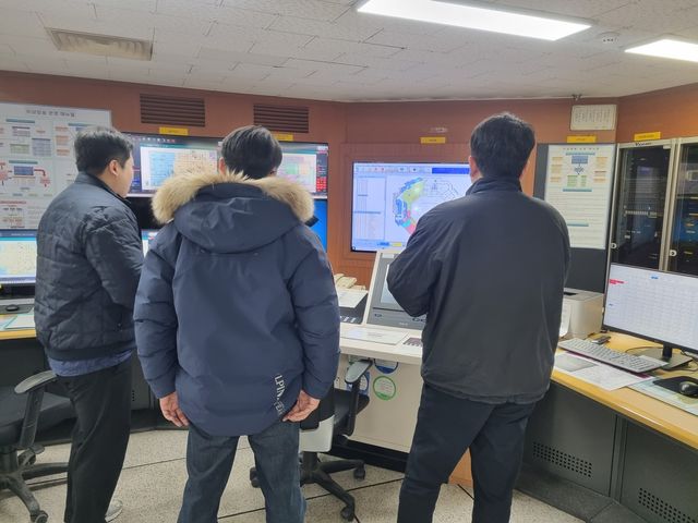 불시단속 벌이는 강원소방