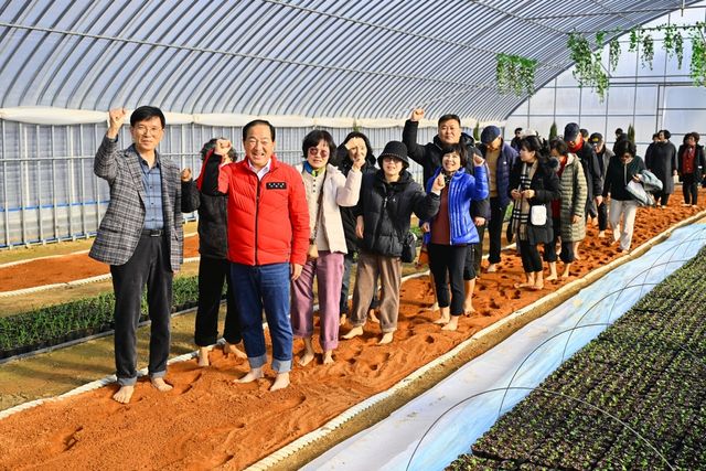 속초 꽃묘장 맨발 황톳길