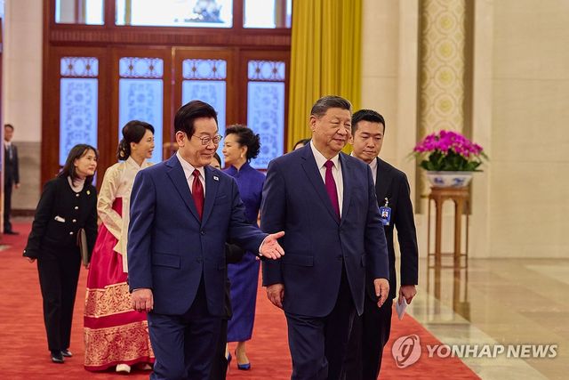 환영식 마친 한·중 정상