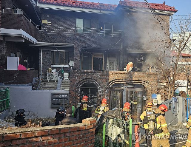 춘천 후평동 다세대주택서 화재