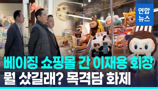 [영상] '방중 경제사절단' 이재용, 베이징 쇼핑몰서 포착 화제 - 2