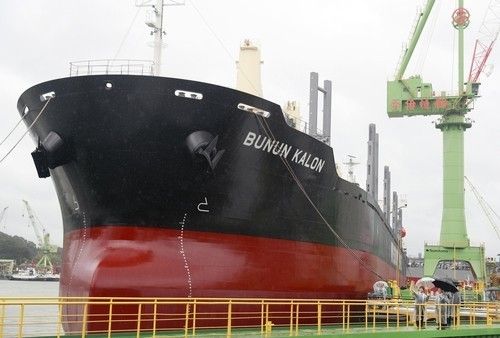 일본 에히메현 이마바리시에 있는 조선소 모습. 