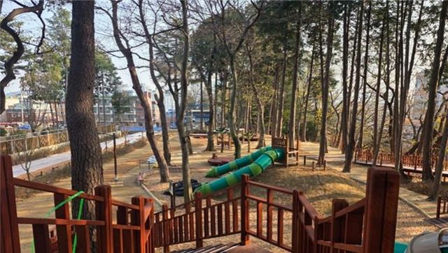 부산 금정구 범어사 정수장 일원에 조성된 '범어숲'