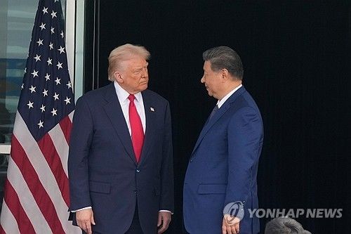 도널드 트럼프 미국 대통령과 시진핑 중국 국가주석
