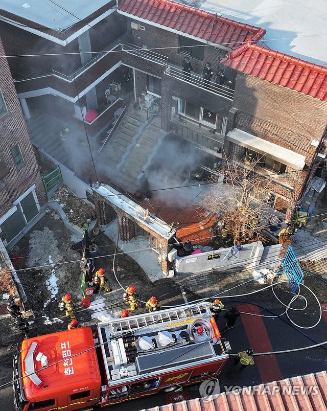 춘천 후평동 다세대주택서 화재