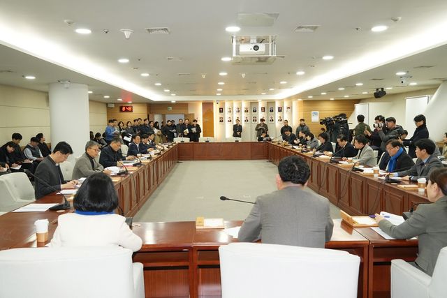 '광주·전남 행정통합 추진 시의원 간담회'