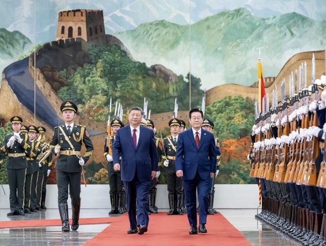 이재명 대통령(좌)과 시진핑 중국 국가주석