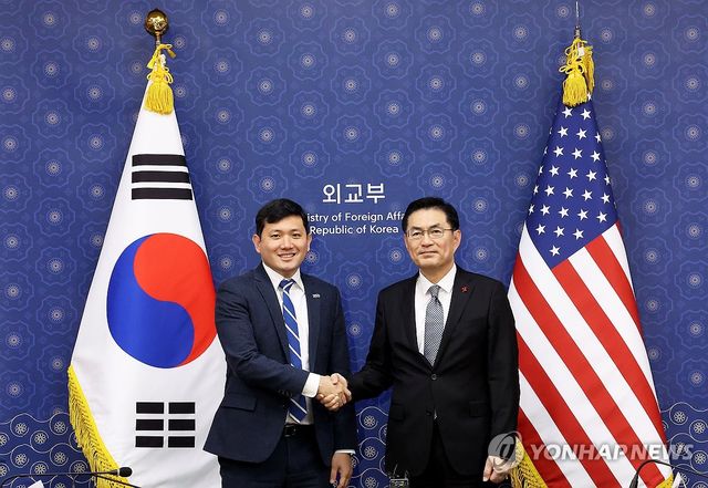 정연두 외교전략정보본부장과 케빈 김 주한미대사대리