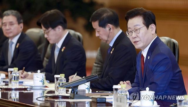 이재명 대통령, 한-중 정상회담 발언