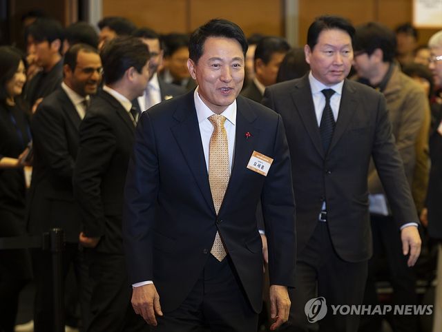 신년인사회 참석하는 오세훈 시장