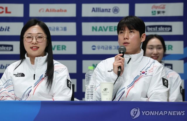 동계올림픽 각오 밝히는 정영석