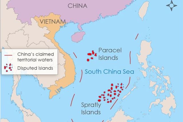 중국이 주장하는 남중국해 구단선