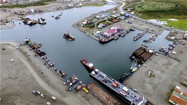 미국 알래스카주의 놈 항만