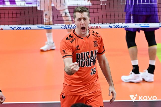 OK저축은행의 아시아 쿼터 선수 트렌트 오데이