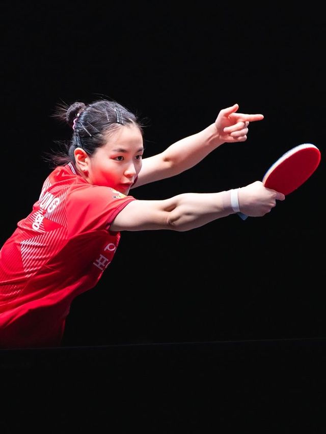 WTT 시리즈 경기에 나선 김나영