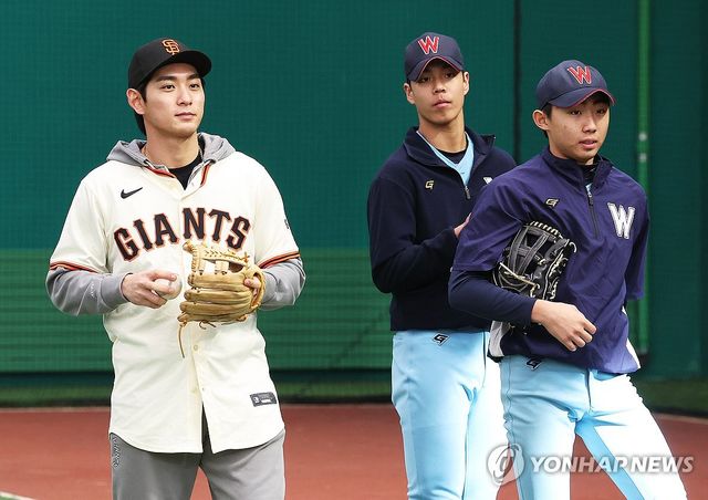 고등학생 선수들 만난 이정후