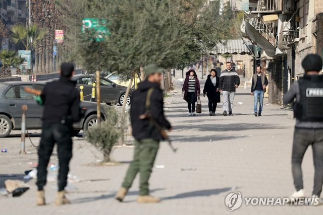 시리아 알레포 거리