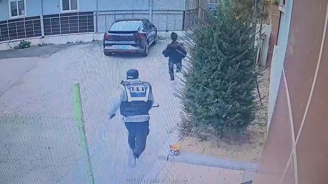 도주하는 불법체류자