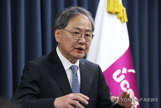 신년 인사말하는 김정석 한교총 대표회장