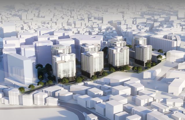 청화아파트 재건축 조감도