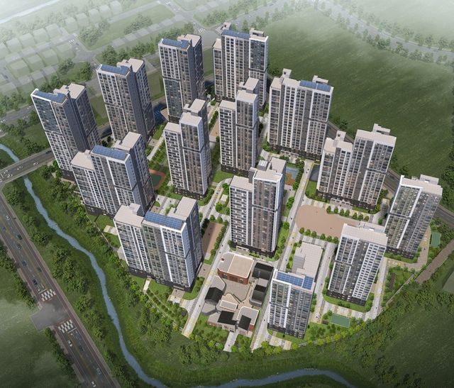 과천주암C1블록 공공분양주택 조감도