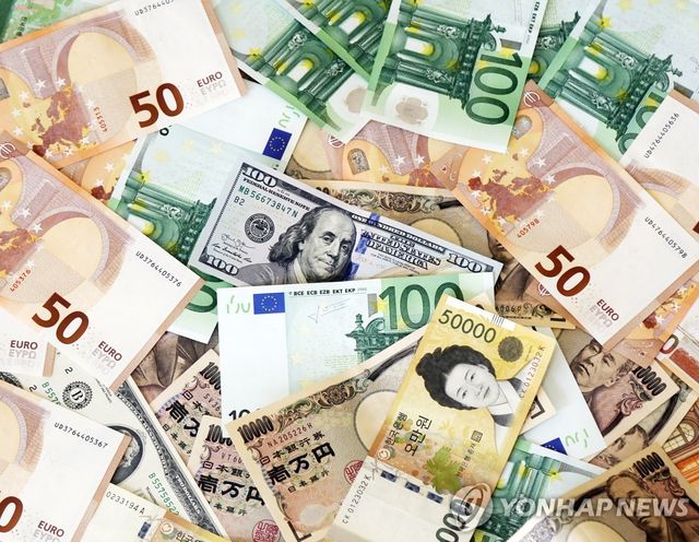세계 각국 통화(달러·유로·엔·원)