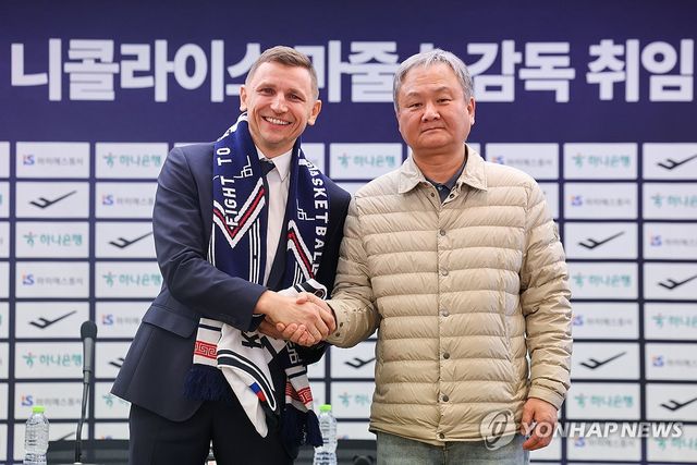 니콜라이 마줄스 감독, 남자 농구대표팀 새 사령탑으로