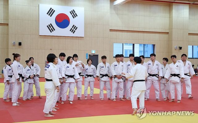 유도 국가대표 공개 훈련