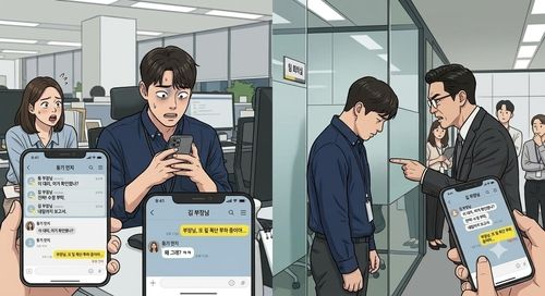 "자네는 매일 내 뒷담화 하나?" 