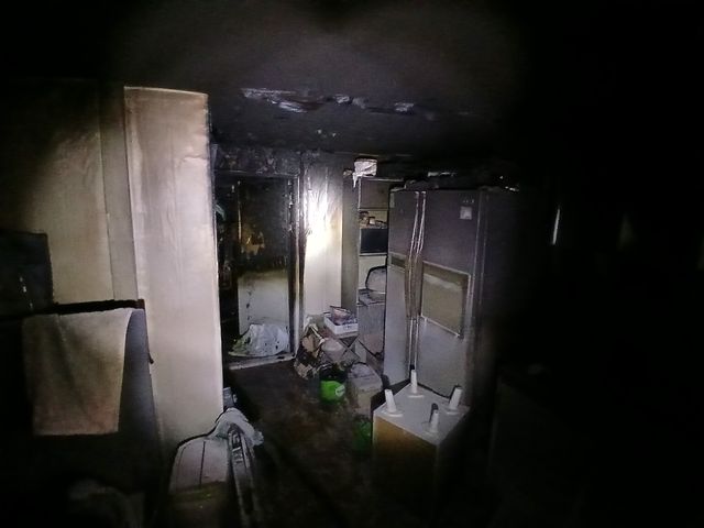 불이 난 인천 석남동 다가구주택