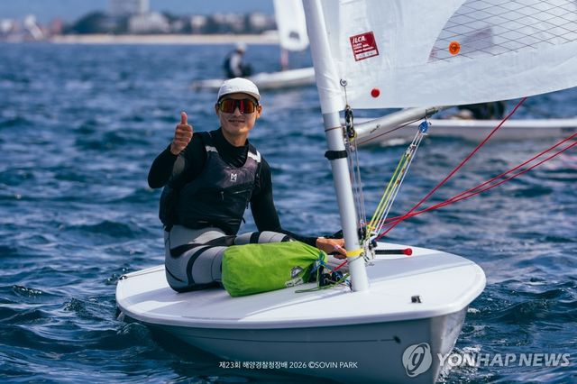 '요트 전설' 하지민, 4번째 금메달 겨냥