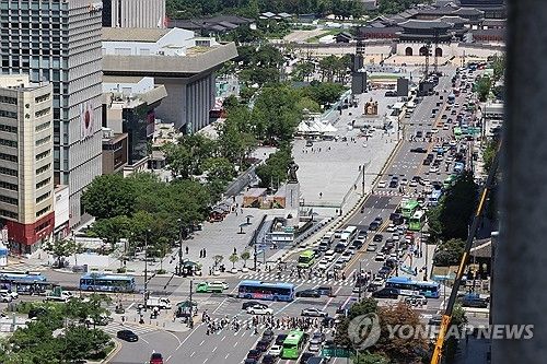 광화문 세종대로 모습