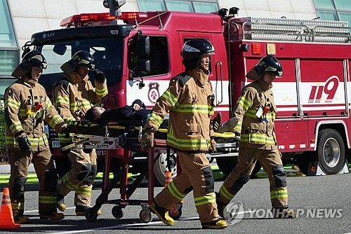 전남광주소방본부, 복합재난 가정 긴급구조 종합훈련