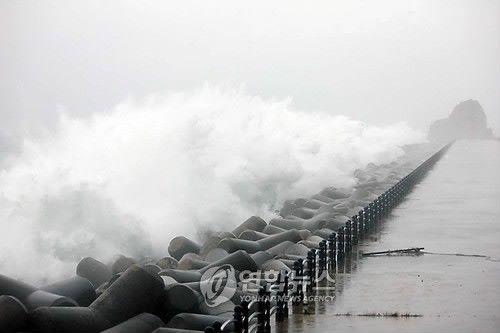 가거도항 방파제 자료사진