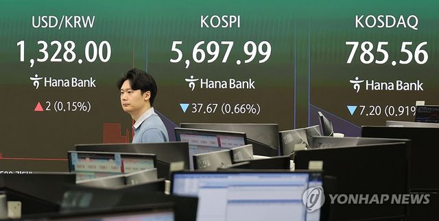 코스피 하락 출발