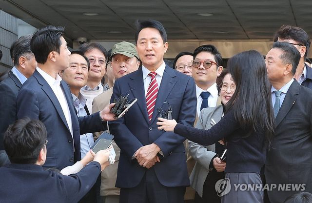 항소심 무죄, 입장 밝히는 오세훈 서울시장