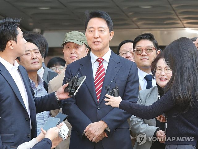 항소심 무죄, 입장 밝히는 오세훈 서울시장