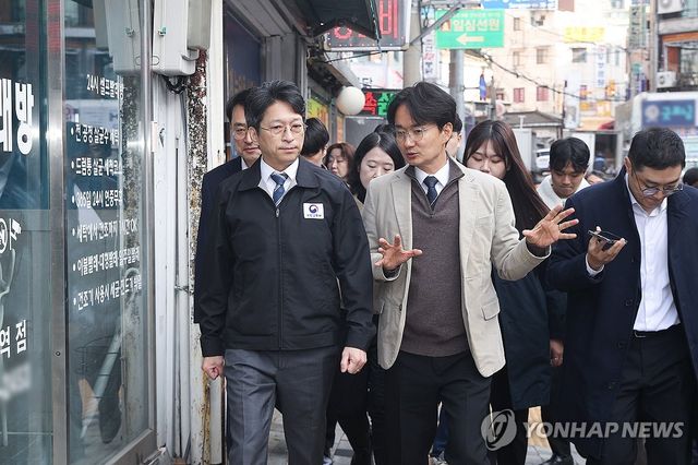 홍지선 국토부 장관, 상계2구역 재개발사업지 현장 방문